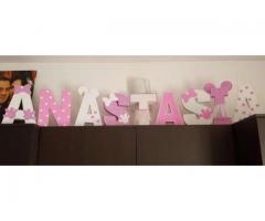Nume Anastasia , decor pt botez/mot sau camera copilului